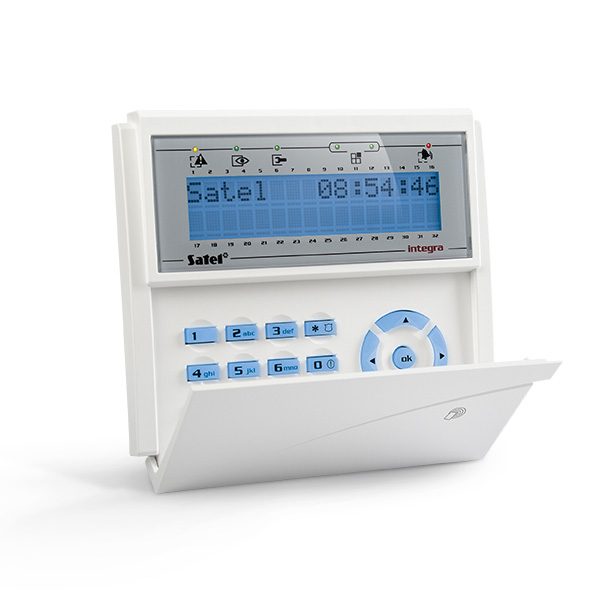 INTEGRA INT-KLCDR-BL Satel Manipulator z wyświetlaczem LCD